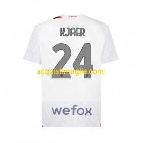 Divisa di Calcio AC Milan Simon Kjaer 24 Trasferta 2023/2024